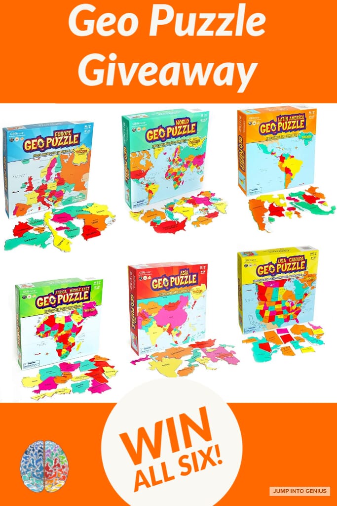 Geo Puzzles Pack Giveaway Geo Puzzle Giveaway
