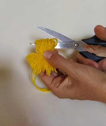 Easy 7 Step Cute Little Chicken Pencil Topper Craft Cut the loops.