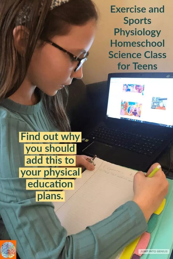 Exercise and Sports Physiology Online Homeschool Class for Teens